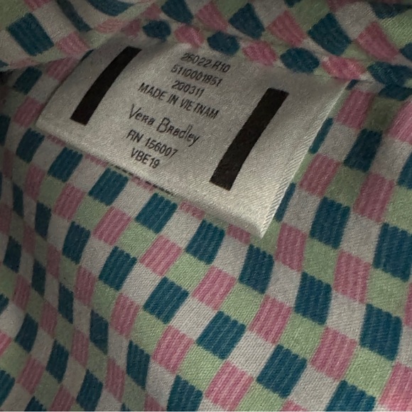 Vera Bradley Vintage Backpack Floral Quilted - Picture 5 of 7